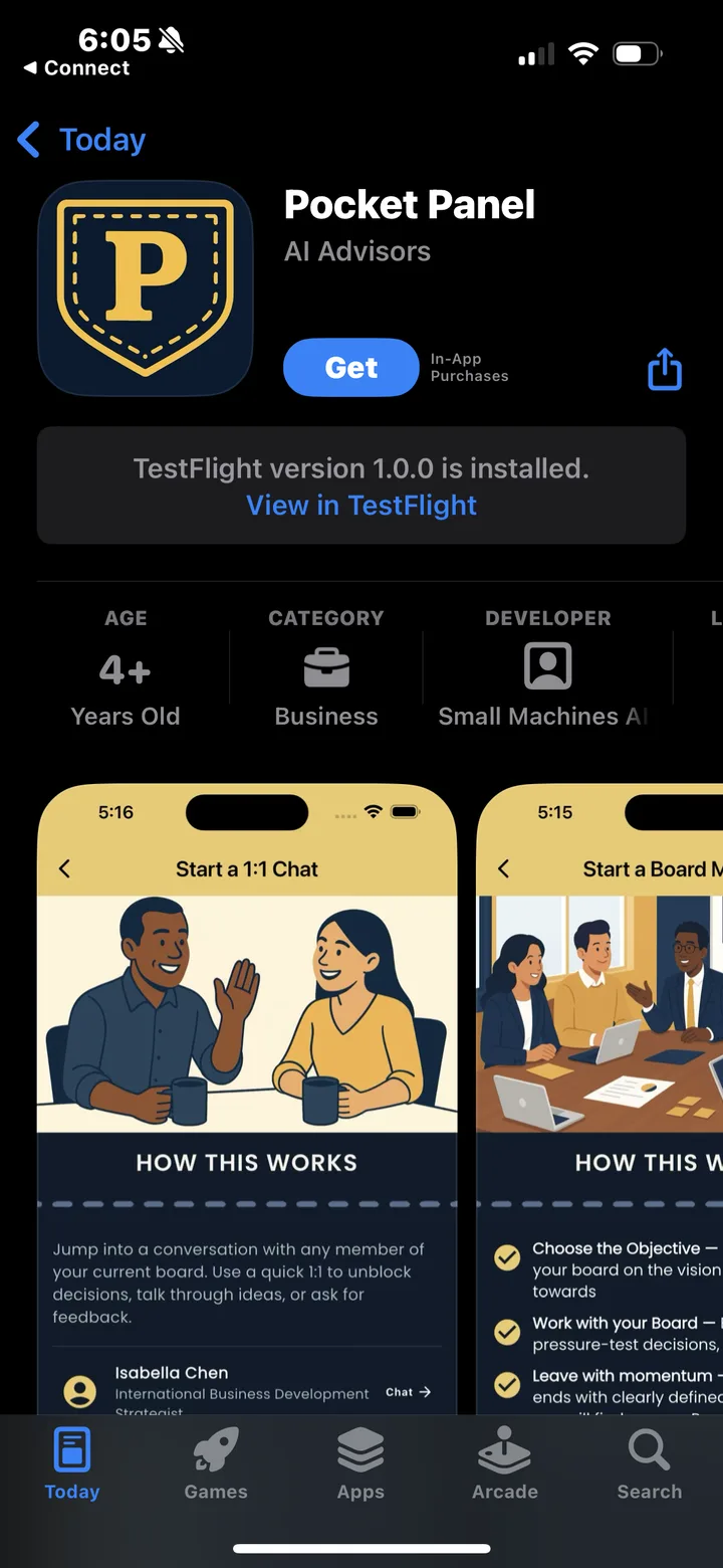 Pocket Panel on the App Store
